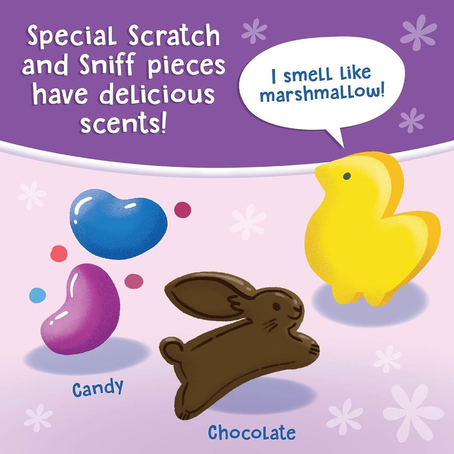 Peaceable Kingdom Easter Bunny Scratch and Sniff Puzzle, view 2