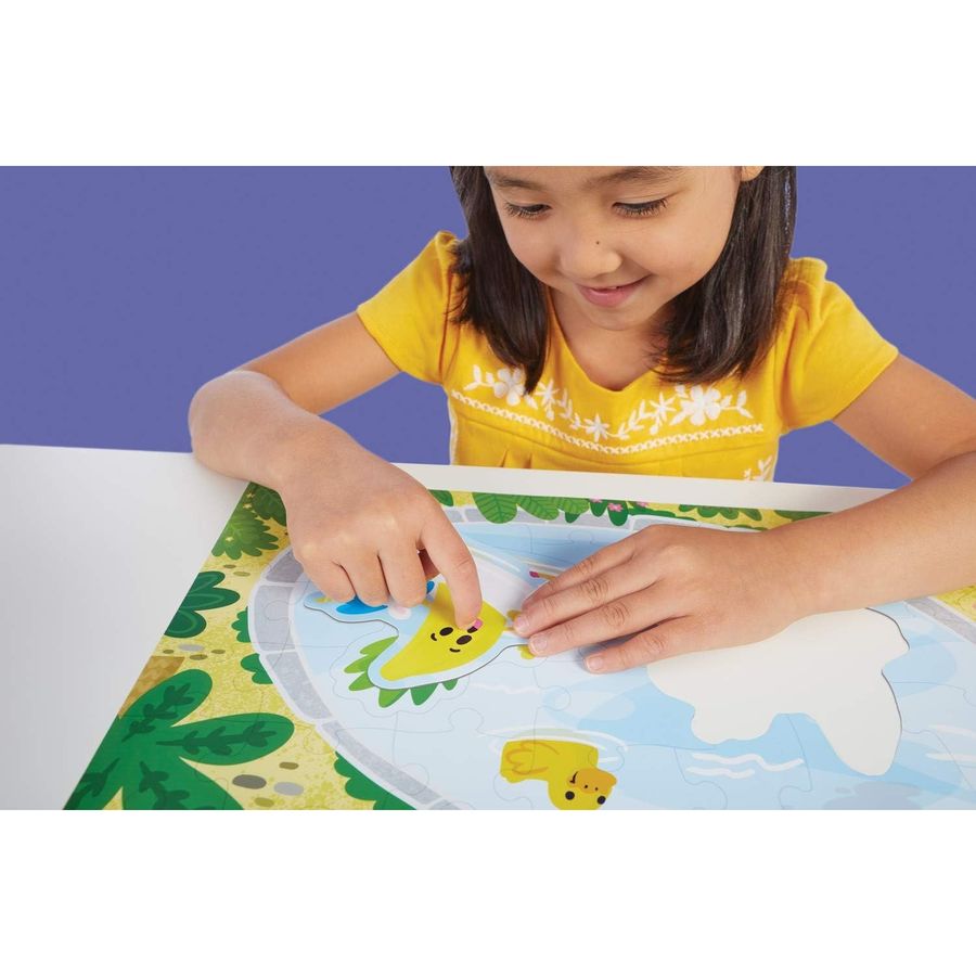 Peaceable Kingdom Fruity Pool Party Scratch and Sniff Puzzle, view 3