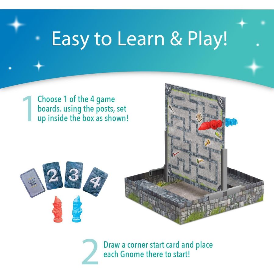 Peaceable Kingdom Gnomes at Night Maze Game, view 3