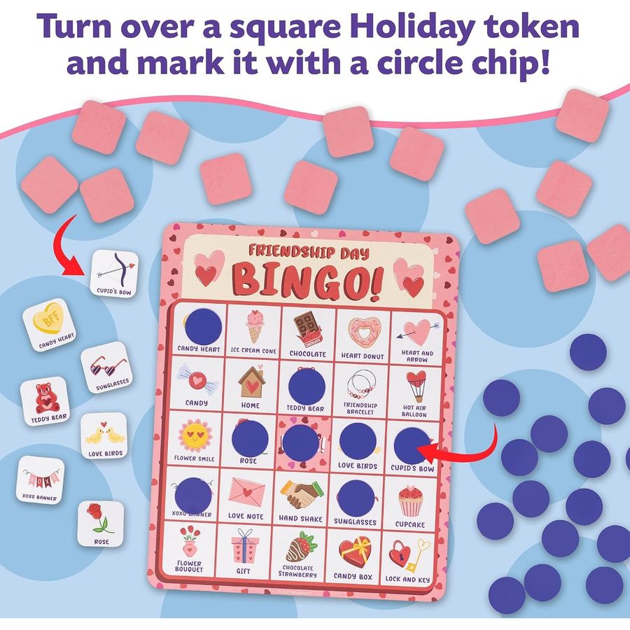 Peaceable Kingdom Holiday Bingo Set, view 6