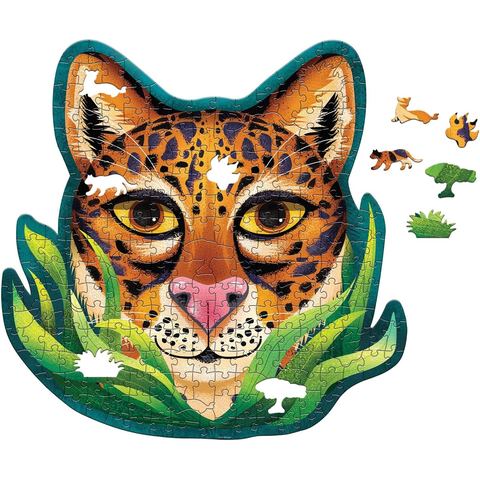 Peaceable Kingdom Jaguar-Shaped Puzzle, 251 Pieces