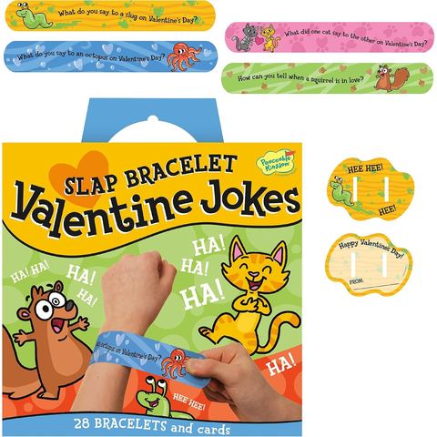 Peaceable Kingdom Joke Slap Bracelet Valentines