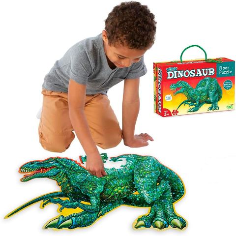 Peaceable Kingdom Jumbo Dinosaur Floor Puzzle, 51 Pieces