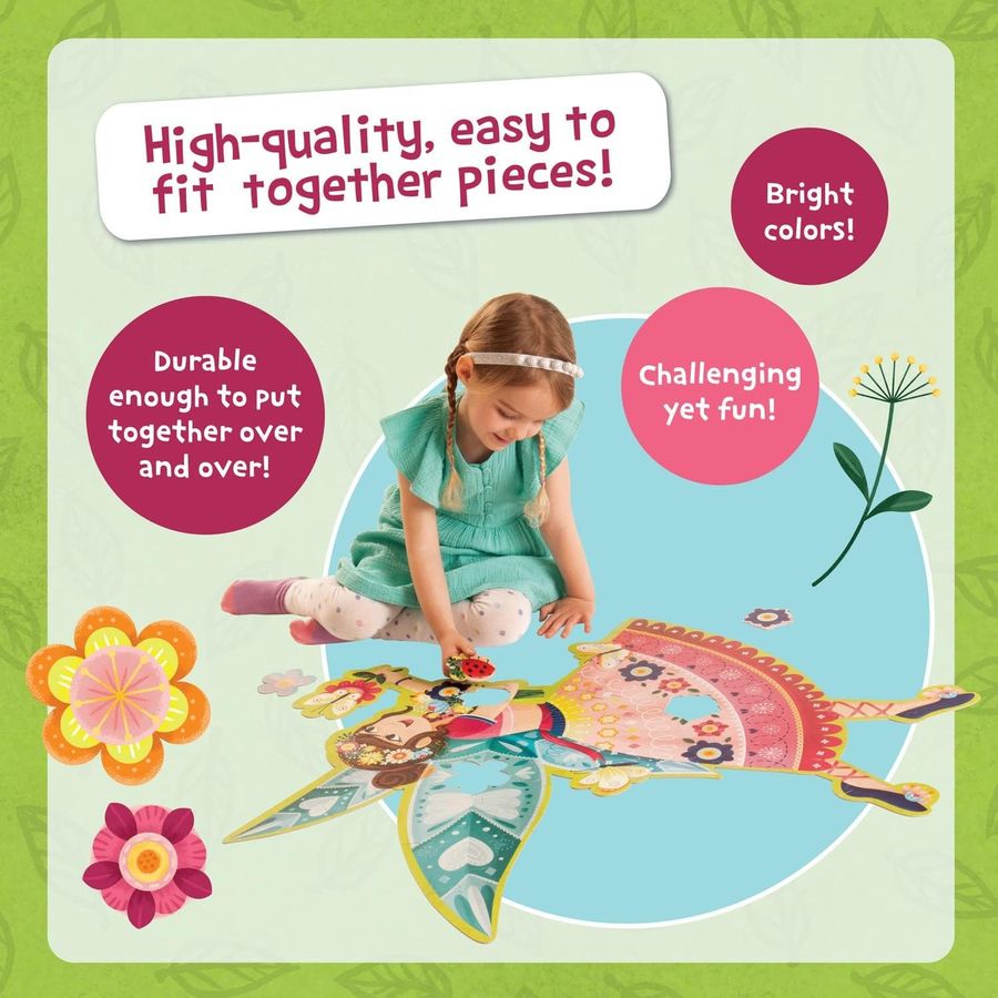 Peaceable Kingdom Jumbo Fairy Floor Puzzle, 50 Pieces, view 2