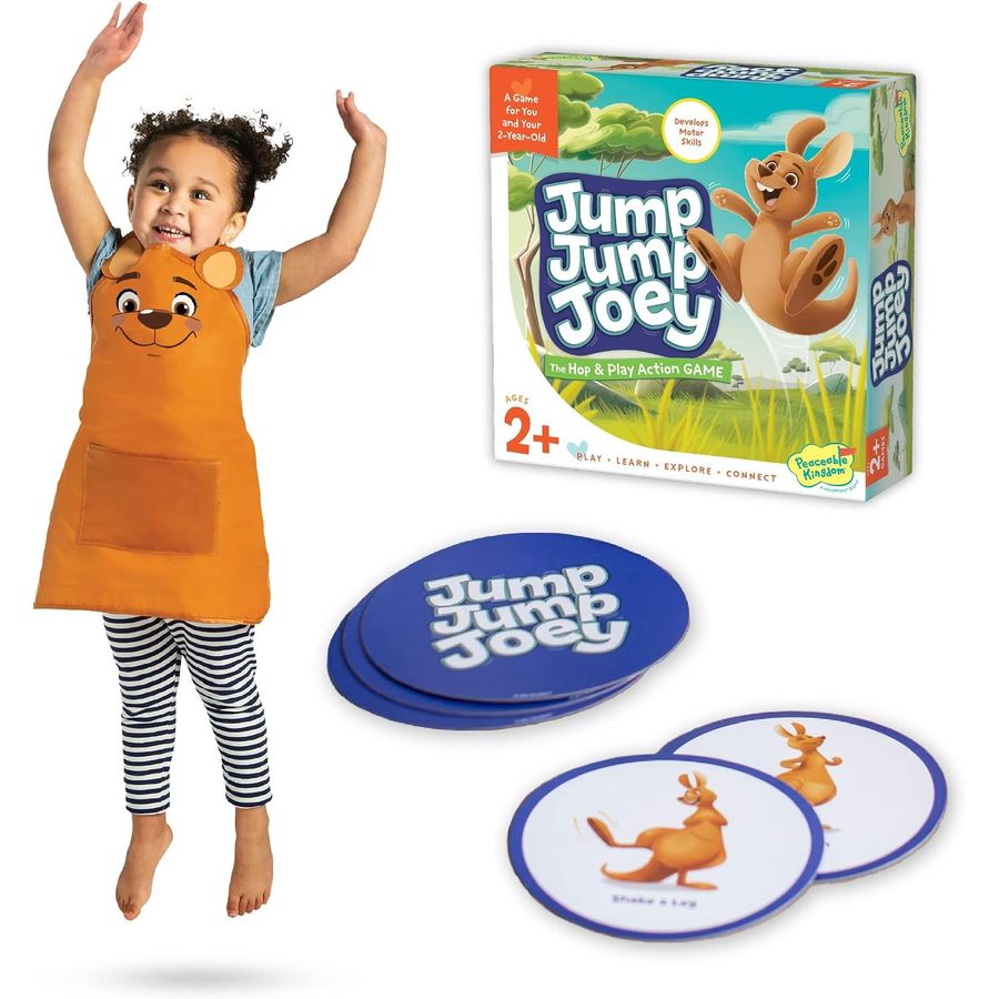 Peaceable Kingdom Jump Jump Joey Toddler Game, view 2