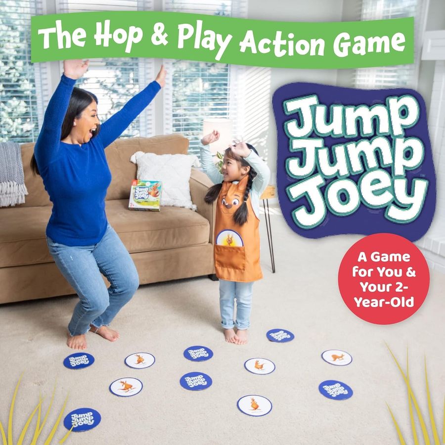 Peaceable Kingdom Jump Jump Joey Toddler Game, view 3
