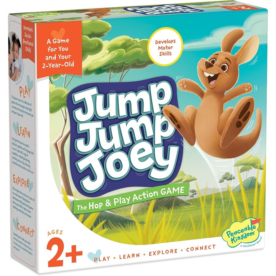 Peaceable Kingdom Jump Jump Joey Toddler Game