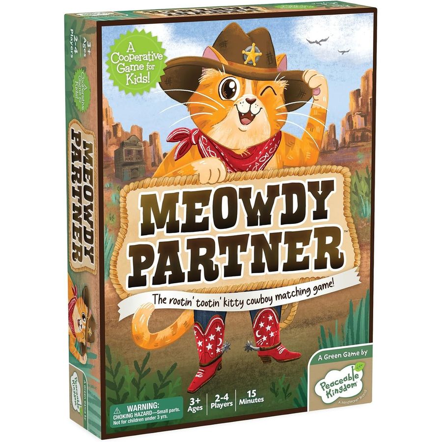 Peaceable Kingdom Meowdy Partner Cooperative Matching Game, view 6