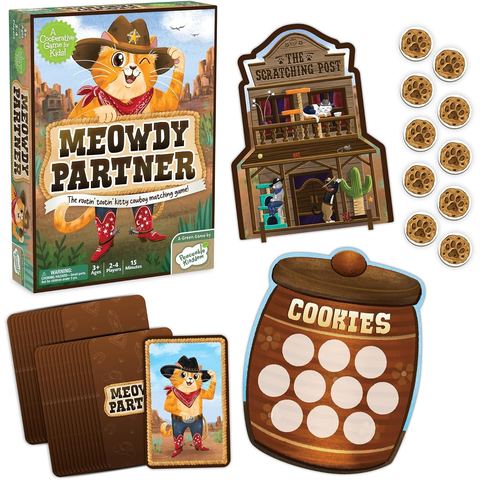 Peaceable Kingdom Meowdy Partner Cooperative Matching Game