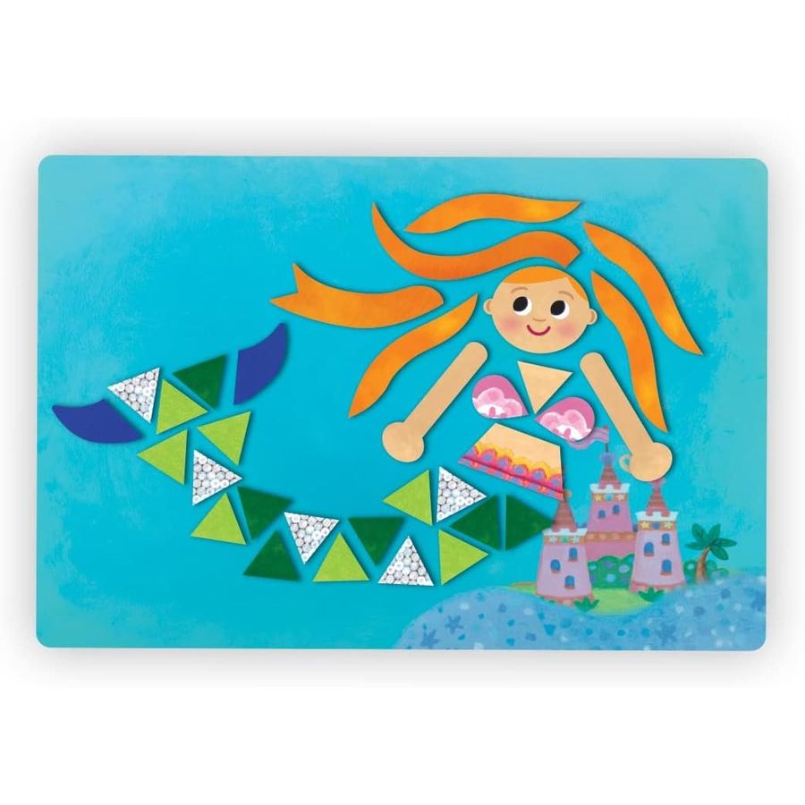 Peaceable Kingdom Mermaid Island Sparkle Mosaics, view 3