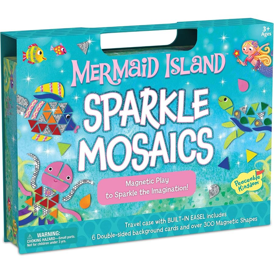 Peaceable Kingdom Mermaid Island Sparkle Mosaics