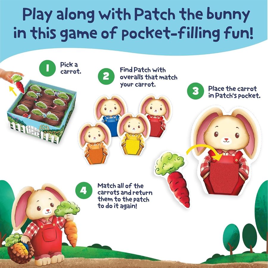 Peaceable Kingdom Patch's Pockets Color Game, view 3