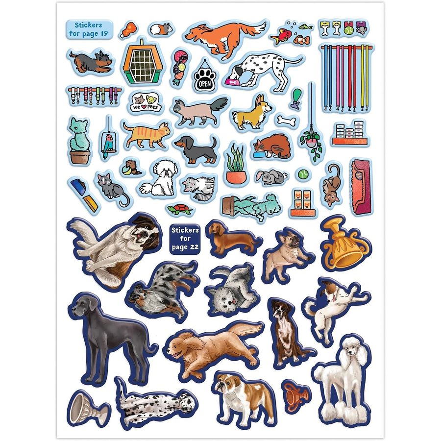 Peaceable Kingdom Pets Sticker Activity Book Set, view 5