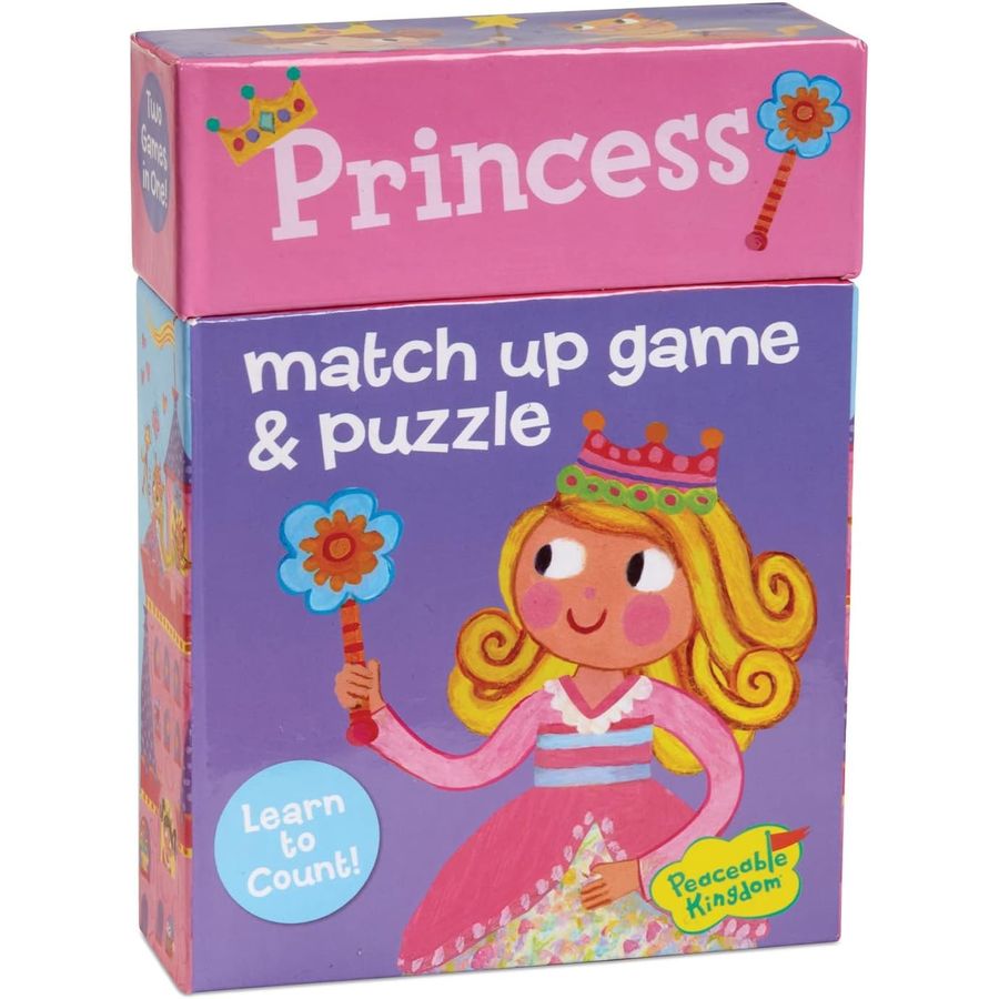 Peaceable Kingdom Princess Match Up Game and Floor Puzzle, view 3