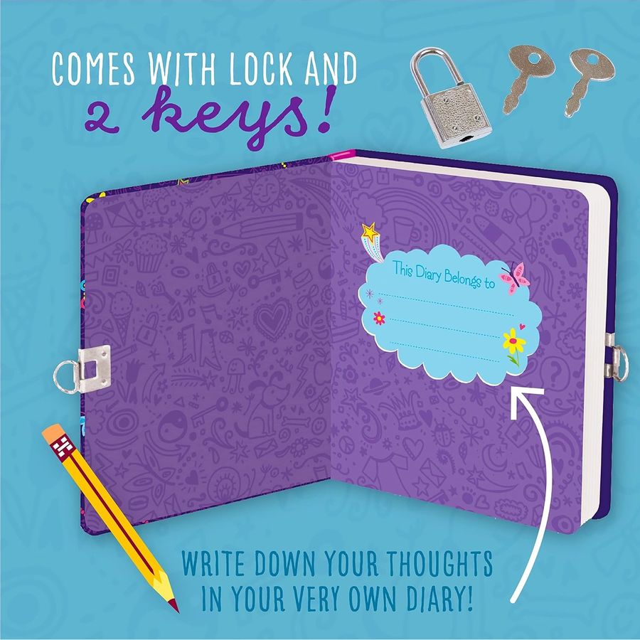 Peaceable Kingdom Secrets, Dreams and Wishes Glow Diary, view 3
