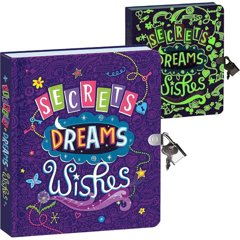 Peaceable Kingdom Secrets, Dreams and Wishes Glow Diary