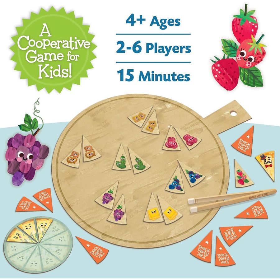 Peaceable Kingdom Snack Party Pals Cooperative Game, view 2
