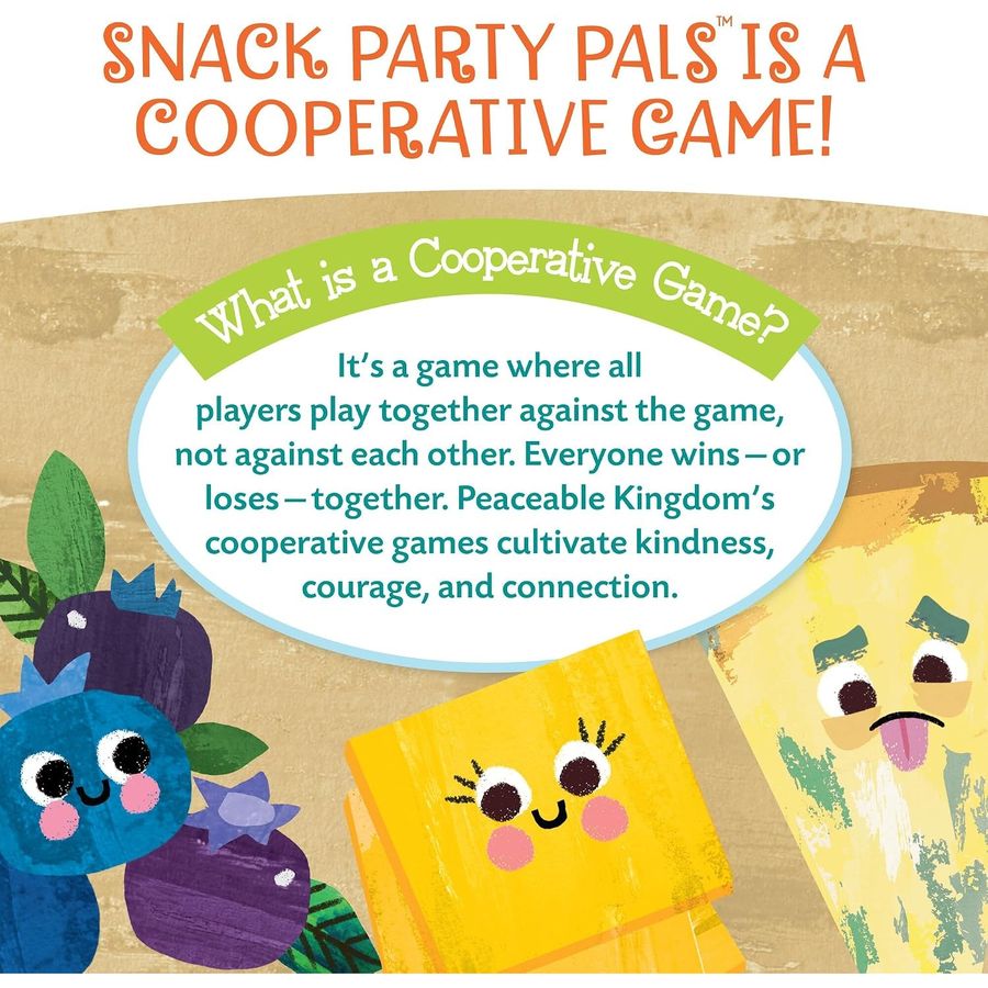 Peaceable Kingdom Snack Party Pals Cooperative Game, view 5