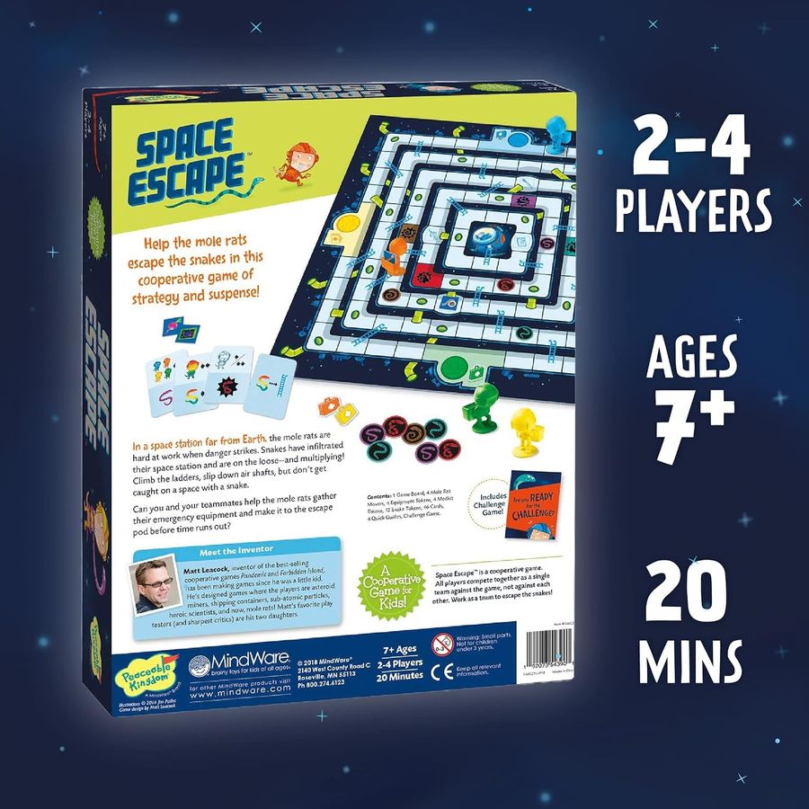 Peaceable Kingdom Space Escape Cooperative Game, view 6
