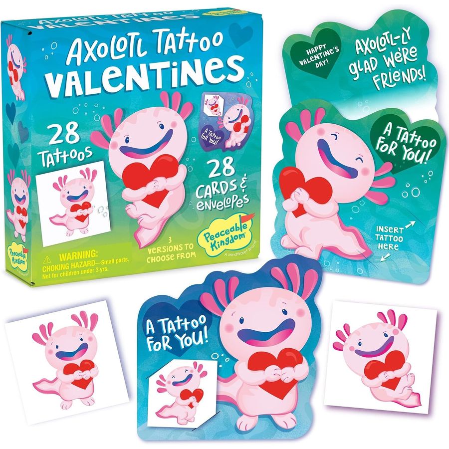 Peaceable Kingdom Sports Eraser Valentines, view 6