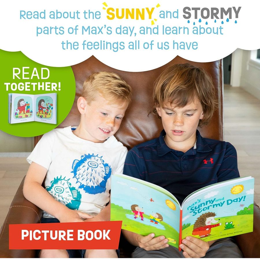 Peaceable Kingdom Sunny and Stormy Day Book and Game, view 3