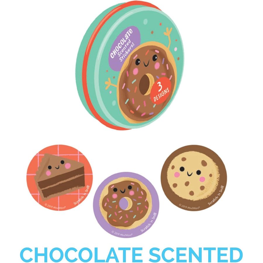 Peaceable Kingdom Sweet Scented Scratch and Sniff Stickers, 30 Tins, view 4
