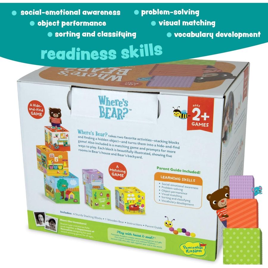 Peaceable Kingdom Where's Bear Stacking Game, view 4