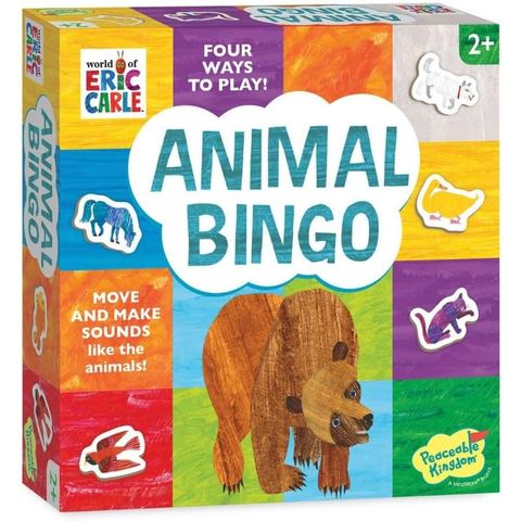 Peaceable Kingdom World of Eric Carle Brown Bear Bingo Game